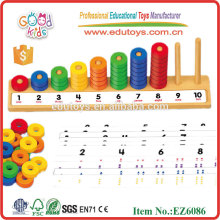 Match Learning Logarithms Board Brinquedos educativos de madeira para a escola